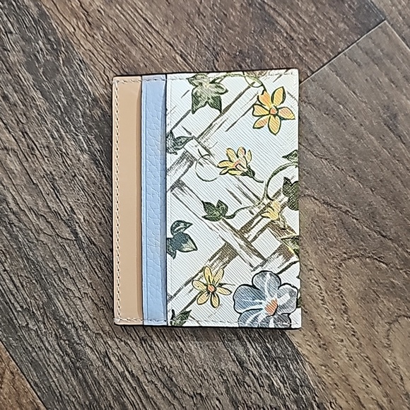 Tory Burch Leather Card Wallet BNWT - Picture 5 of 6